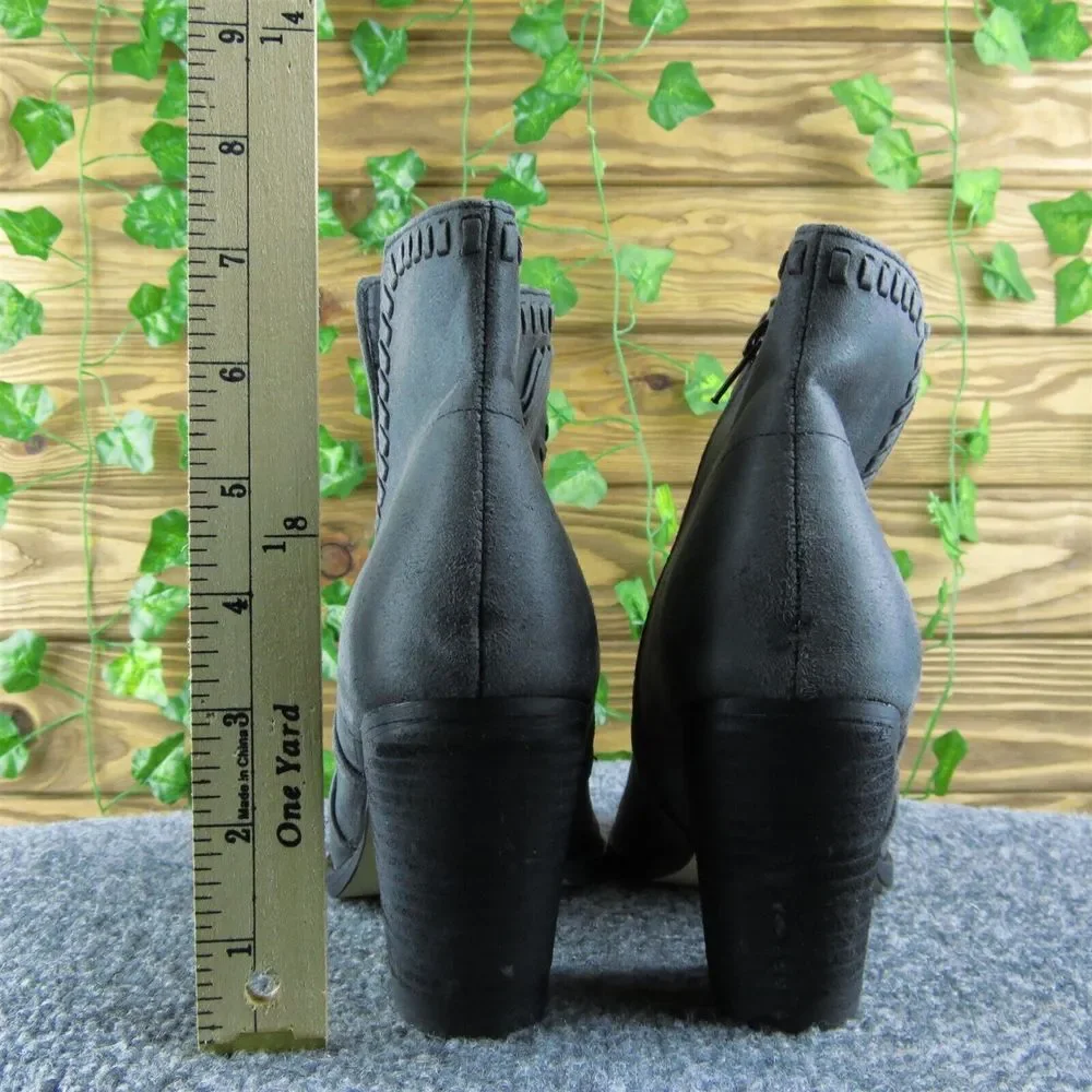 ZIGIsoho Halyn Women Ankle Boots Boots Size 9.5 Medium Gray‎ Synthetic Zip